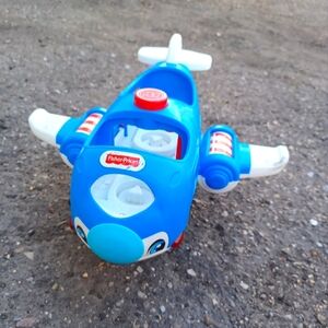*2/$20* Fisher Price Little People Blue Travel Together Airplane